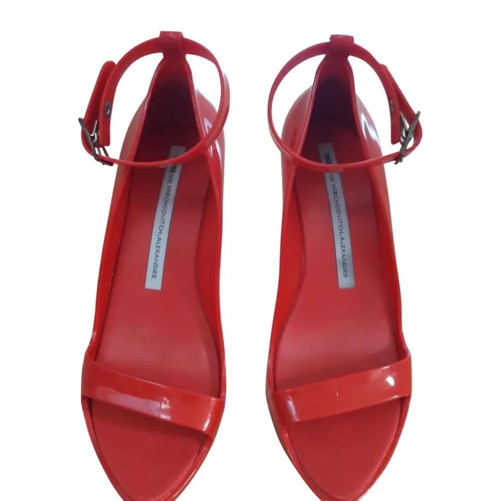 Melissa + Alexandre Herchcovitch Cherry Red Sandals - Picture 4 of 6